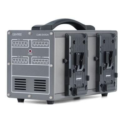 GENTREE CUBESTATION Vマウントバッテリー 4連チャージャー