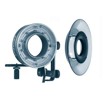 リングフラッシュC+ソフトライトリフレクター(銀)